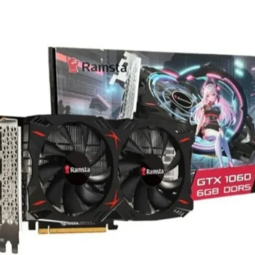 Ramsta NVIDIA GeForce GTX 1060 6GB GDDR5 Dual Fan OC Edition VR Ready - RAMSTA GTX1060 DUAL FAN 6GB