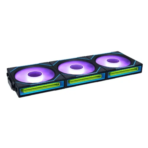 Lian Li UNI FAN SL-INF Wireless 120mm Reverse Blade Black 3-Pack ARGB Fluid Dynamic Bearing - G99.12RSLIN1W3B.00