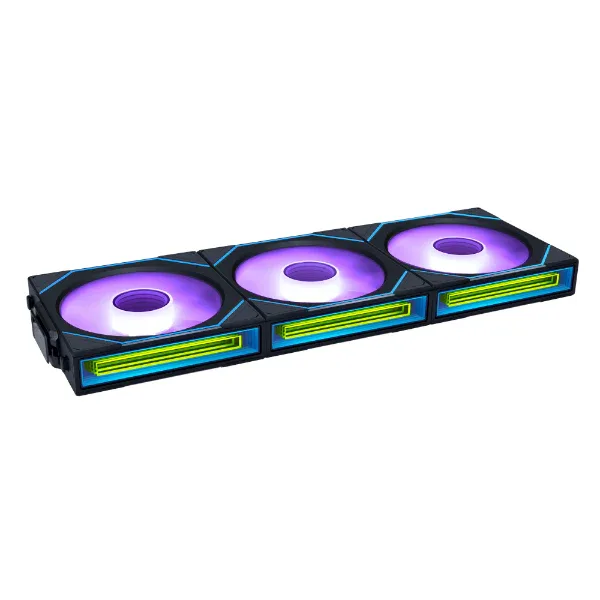 Lian Li UNI FAN SL-INF Wireless 120mm Reverse Blade Black 3-Pack ARGB Fluid Dynamic Bearing - G99.12RSLIN1W3B.00
