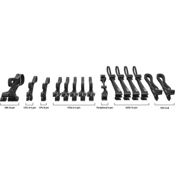 Cooler Master V Platinum 1600 V2 1600W 80 PLUS Platinum ATX 3.1 Fully Modular PSU - MPZ-G002-AFAP-BUS