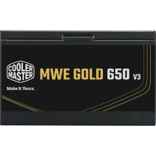 Cooler Master MWE Gold 650 V3 650W 80 Plus Gold ATX 3.1 Non-Modular Power Supply - MPE-6502-ACAAG-3BUS