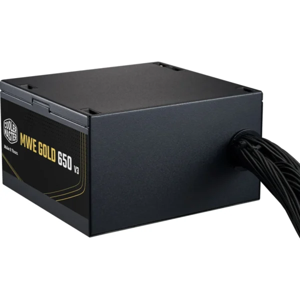 Cooler Master MWE Gold 650 V3 650W 80 Plus Gold ATX 3.1 Non-Modular Power Supply - MPE-6502-ACAAG-3BUS
