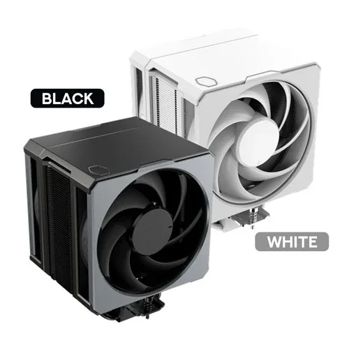Cooler Master Hyper 612 Apex White High Performance Air CPU Cooler Dual Mobius 120P Fans - MAP-T6PN-225PW-CW