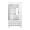 Deepcool CG380 3F White Panoramic Micro-ATX PC Case - R-CG380-WHAGM3-G