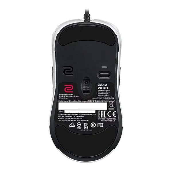 Zowie ZA12 White Special Edition Symmetrical High Profile Esports Gaming Mouse - Zowie ZA12 White SE