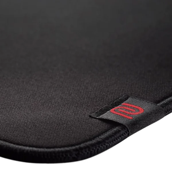 04-p-sr-sr-black-closeup-edge-wlogo BenQ Zowie P-SR Small Cloth Esports Gaming Mouse Pad - 345x305mm - P-SR