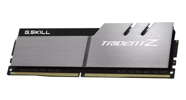 G.SKILL Trident Z 32GB (2x16GB) 3200MHz DDR4 CL16 Dual Channel Memory Kit Silver- F4-3200C16D-32GTZSK