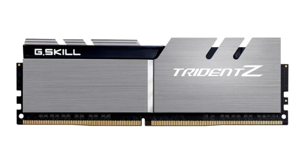 G.SKILL Trident Z 32GB (2x16GB) 3200MHz DDR4 CL16 Dual Channel Memory Kit Silver- F4-3200C16D-32GTZSK