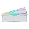 KLEVV Cras V RGB White 32GB 16GBx2 DDR5 6000MHz CL30 AMD Optimized - KD5AGU880-60A300J