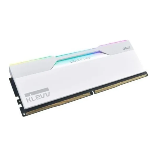 KLEVV Cras V RGB White 32GB 16GBx2 DDR5 6000MHz CL30 AMD Optimized - KD5AGU880-60A300J