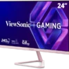 ViewSonic VX24G30-PK 24-inch 240Hz SuperClear IPS FHD Gaming Monitor Pink - VX24G30-PK