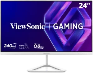 ViewSonic 24 inch Full HD 240Hz 0.8ms IPS Gaming Monitor White - VX24G30-W
