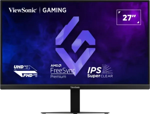 ViewSonic 27 inch 4K UHD 144Hz FHD 288Hz Dual Mode IPS Gaming Monitor - XG2730D-4K