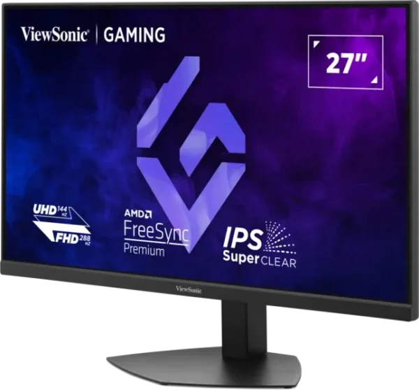 ViewSonic 27 inch 4K UHD 144Hz FHD 288Hz Dual Mode IPS Gaming Monitor - XG2730D-4K