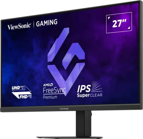 ViewSonic 27 inch 4K UHD 144Hz FHD 288Hz Dual Mode IPS Gaming Monitor - XG2730D-4K