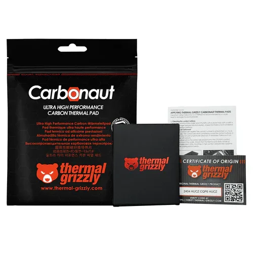 Thermal Grizzly Carbonaut Ultra High Performance Carbon Thermal Pad 32x32x0.2mm - TG-CA-32-32-02-R