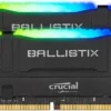 Crucial Ballistix RGB 32GB Kit (2x16GB) DDR4-3200 MHz CL16 Desktop Gaming Memory Black - BL2K16G32C16U4BL