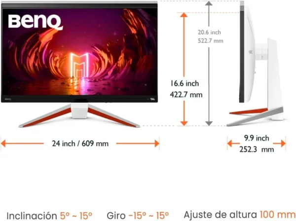 51YesWLHBaL._AC_SL1200_ BenQ MOBIUZ 27 inch 4K UHD IPS 144Hz 1ms HDRi FreeSync Premium Pro Gaming Monitor - EX2710U