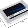 Crucial - MX300 525GB SATA 2.5-Inch Internal Solid State Drive - CT525MX300SSD1