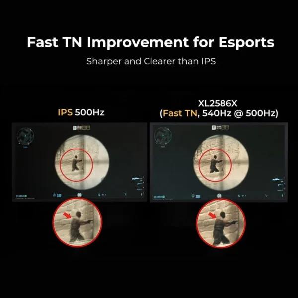 51xkiV52SAL._AC_SL1000_ BenQ Zowie XL2586X 24.1 inch Fast TN 540Hz DyAc 2 Esports Gaming Monitor - XL2586X