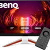 61-Az3yygiL._AC_SL1200_ BenQ MOBIUZ 27 inch 4K UHD IPS 144Hz 1ms HDRi FreeSync Premium Pro Gaming Monitor - EX2710U