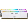 Crucial Ballistix RGB 32GB Kit (2x16GB) DDR4 3600MHz Desktop Gaming Memory White - BL2K16G36C16U4WL