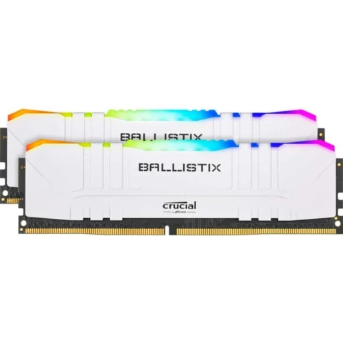 Crucial Ballistix RGB 32GB Kit (2x16GB) DDR4 3600MHz Desktop Gaming Memory White - BL2K16G36C16U4WL