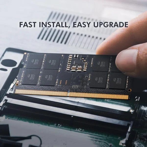 61Ee9AZTmsL._AC_SL1000_ TEAMGROUP ELITE 16GB DDR5 4800MHz CL40 SO-DIMM Laptop Memory - TED516G4800C40D-S01