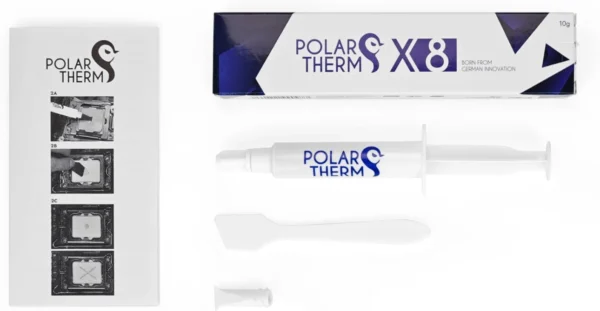 Polartherm X-8 High Performance Thermal Paste 10g Non-Conductive Silicone-Based CPU GPU Grease - PT-X8-010