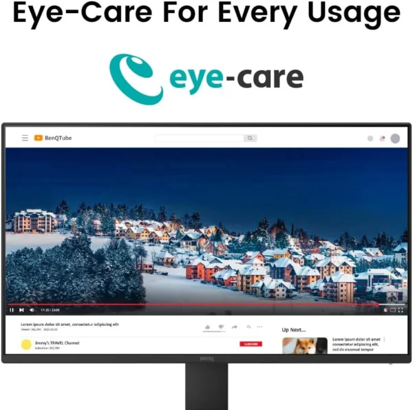 61VmPmVeMZL._AC_SL1000_ BenQ 23.8 inch FHD 1080p 100Hz IPS 4-sided Ultrathin Bezel Eye-Care Home Office Monitor - GW2491