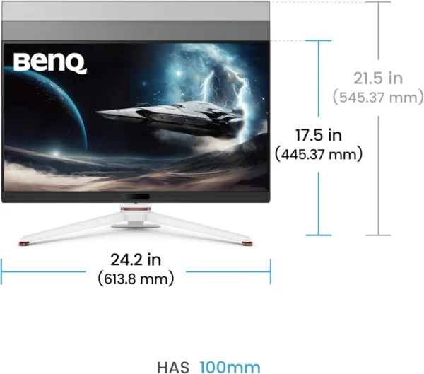61b+CwlkQdL._AC_SL1500_ BenQ 27" 4K UHD 165Hz MOBIUZ Gaming Monitor IPS HDMI 2.1 USB-C eARC - EX271U