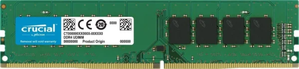 Crucial - 8GB DDR4 2400 MT/s PC4-19200 CL17 UDIMM Desktop Memory - CT8G4DFD824A