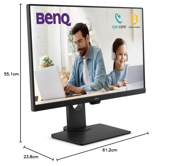 BenQ GW2780T 27 inch 1080p IPS Eye-Care Height Adjustable Monitor - GW2780T