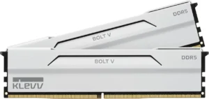 KLEVV Bolt V White 32GB 2x16GB DDR5 6000MHz CL30 Gaming Desktop RAM - KD5AGUA80-60A300I