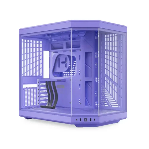 HYTE Y70 Taro Milk Dual Chamber ATX Mid Tower PC Case - PCIE 4.0 Riser Included - Panoramic Glass - CS-HYTE-Y70-TM