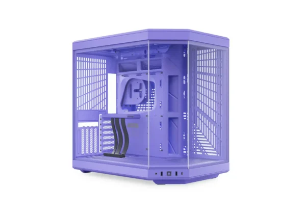 66abea4d4e32aac13991fd733f80675c224592b0-3480x2460 HYTE Y70 Taro Milk Dual Chamber ATX Mid Tower PC Case - PCIE 4.0 Riser Included - Panoramic Glass - CS-HYTE-Y70-TM