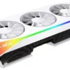 XFX Mercury AMD Radeon RX 9070 XT OC 16GB GDDR6 256-Bit PCIe 5.0 Graphics Card (White Magnetic Air) RX-97TMARGW9