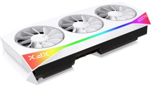 XFX Mercury AMD Radeon RX 9070 XT OC 16GB GDDR6 256-Bit PCIe 5.0 Graphics Card (White Magnetic Air) RX-97TMARGW9