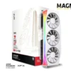 XFX Mercury AMD Radeon RX 9070 XT OC 16GB GDDR6 256-Bit PCIe 5.0 Graphics Card (White Magnetic Air) RX-97TMARGW9