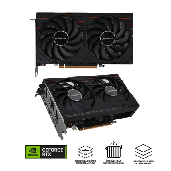 Colorful GeForce RTX 5050 Gaming DUO 8GB GDDR6 Graphics Card - COLORFUL GEFORCE RTX5050 GAMING DUO 8GB-V