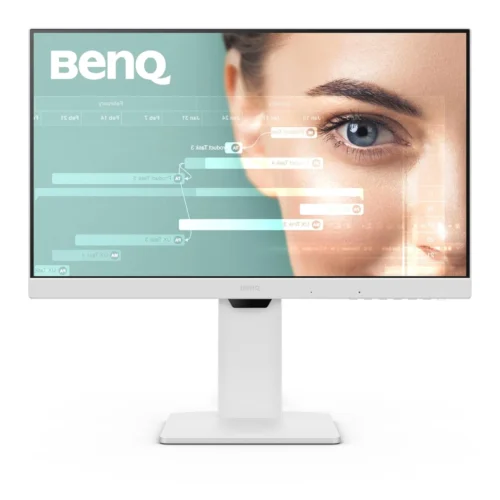 BenQ 24 inch IPS 100Hz 1080p USB-C 65W PD Daisy Chain Ergonomic Office Hub Monitor White - GW2486TC