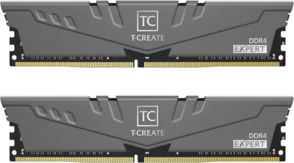TEAMGROUP T-CREATE Expert 64GB (2x32GB) DDR4 3600MHz CL18 Titanium Desktop Memory - TTCED464G3600HC18JDC01