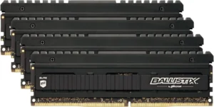 Crucial - Ballistix Elite 32GB Kit (4x8GB) DDR4-2666 PC4-21300 CL16 DIMM Desktop Memory - BLE4K8G4D26AFEA