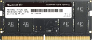 81uK2P0lF4L._AC_SL1500_ TEAMGROUP ELITE 16GB DDR5 4800MHz CL40 SO-DIMM Laptop Memory - TED516G4800C40D-S01