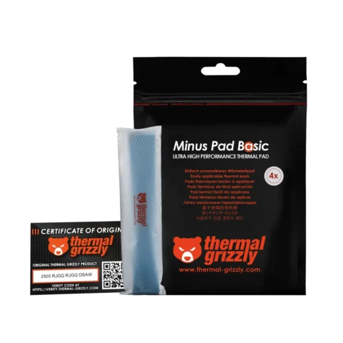 Thermal Grizzly Minus Pad Basic Thermal Pad 120x20x1.0mm 4-Pack - TG-MP-B-120-20-10-4