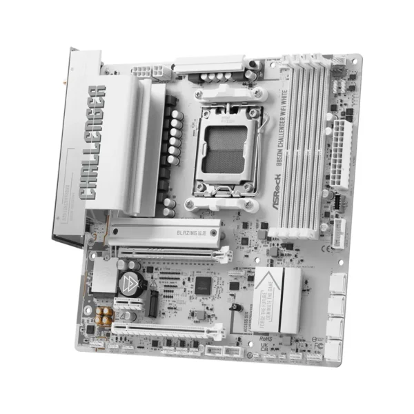 B850M_20Challenger_20WiFi_20White_L5_1600x ASRock B850M Challenger WiFi White AM5 Micro ATX Motherboard - DDR5 Wi-Fi 7 - ASROCK B850M CHALLENGER WIFI WHITE
