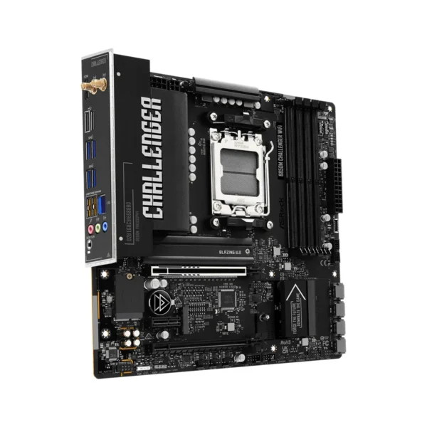 B850M_20Challenger_20WiFi_L4_1600x ASRock B850M Challenger WiFi AM5 Micro ATX Motherboard - DDR5 Wi-Fi 7 PCIe 5.0 - ASROCK B850M CHALLENGER WIFI