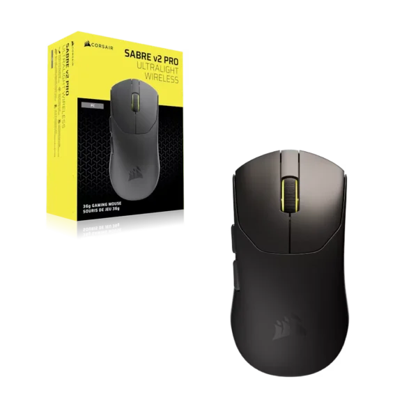 CH-931G000-WW_11 CORSAIR SABRE v2 PRO Black Wireless Gaming Mouse 36g 33000 DPI 8000Hz - CH-931G000-WW/PVT