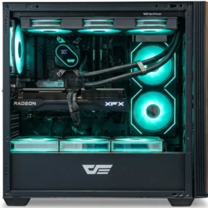 Chroma | AMD Ryzen 7 8700F RX 9060 XT Mid-Range AI Gaming PC - 32GB DDR5 500GB SSD ARGB AIO Wood Accent