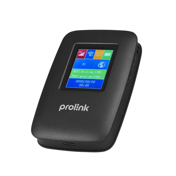 Prolink 4G LTE CAT4 150Mbps Pocket Wifi 300Mbps Travel Router with 3000mAh Battery and USB Type C - DL-7202